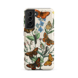 European Butterflies & Moths 2 - William Forsell Kirby Phone Case, Samsung Galaxy S21 Fe / Matte, Mobile Cases, Toby Leon