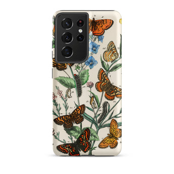 European Butterflies & Moths 2 - William Forsell Kirby Phone Case, Samsung Galaxy S21 Ultra / Matte, Mobile Cases, Toby Leon