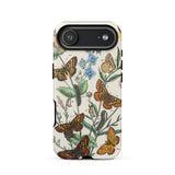 European Butterflies & Moths 2 - William Forsell Kirby Phone Case Iphone 17 Air / Matte Vintage Butterfly Botanical Patterned Phone Case