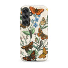 European Butterflies & Moths 2 William Forsell Kirby Samsung Case, Galaxy S25 Plus / Matte, White Phone Case Vintage Style Illustration