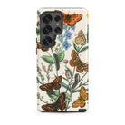 European Butterflies & Moths 2 William Forsell Kirby Samsung Case, Galaxy S25 Ultra / Matte, Smartphone Case Vintage Botanical Illustration