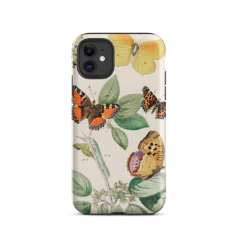 European Butterflies & Moths 3 - William Forsell Kirby Iphone Case, 11 / Matte, Butterfly-themed Phone Case