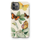 European Butterflies & Moths 3 - William Forsell Kirby Iphone Case, 11 Pro Max / Matte, Iphone Case Vintage Botanical Butterfly Print Design