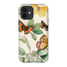 European Butterflies & Moths 3 - William Forsell Kirby Iphone Case, 12 / Matte, Phone Case Vintage Botanical Butterfly Print Design