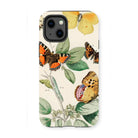 European Butterflies & Moths 3 - William Forsell Kirby Iphone Case, 13 Mini / Matte, Smartphone Case Vintage Botanical Butterfly Print
