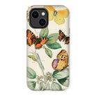 European Butterflies & Moths 3 - William Forsell Kirby Iphone Case, 14 Plus / Matte, Iphone Case Vintage Botanical Illustration Butterflies