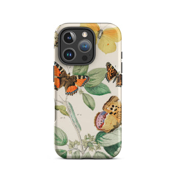 European Butterflies & Moths 3 - William Forsell Kirby Iphone Case, 16 Pro / Matte, Butterfly-patterned Phone Case