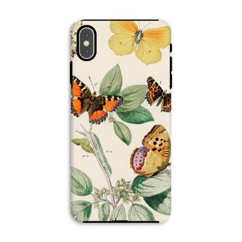 European Butterflies & Moths 3 - William Forsell Kirby Iphone Case, Xs Max / Matte, Phone Case Vintage Botanical Illustration Butterflies