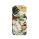 European Butterflies & Moths 3 - William Forsell Kirby Phone Case Iphone 16 / Matte Butterfly-patterned, Victorian Botanical Garden Mobile