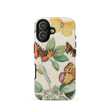 European Butterflies & Moths 3 - William Forsell Kirby Phone Case Iphone 17 / Matte Iphone 12 Case Butterfly Botanical Design White