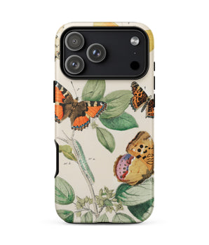 Iphone 17 Pro Max / Matte European Butterflies & Moths 3 - William Forsell Kirby Phone Case, Victorian Botanical Garden