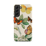 European Butterflies & Moths 3 - William Forsell Kirby Phone Case Samsung Galaxy S22 Plus / Matte Phone Case Vintage Botanical Illustration