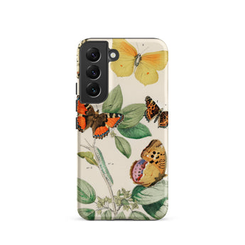 European Butterflies & Moths 3 - William Forsell Kirby Samsung Case, Galaxy S22 / Matte, Phone Case Vintage-style Illustration Butterflies