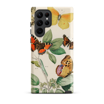 European Butterflies & Moths 3 - William Forsell Kirby Samsung Case, Galaxy S22 Ultra / Matte, Phone Case Vintage Butterfly Botanical