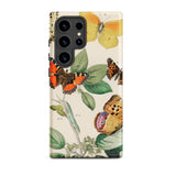 European Butterflies & Moths 3 - William Forsell Kirby Samsung Case, Galaxy S24 Ultra / Matte, Smartphone Butterfly Botanical Illustration