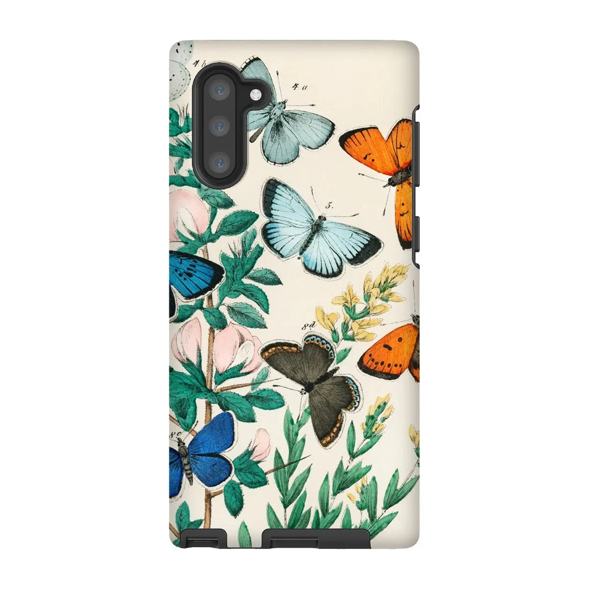 European Butterflies And Moths Art Phone Case - William Forsell Kirby - Samsung Galaxy Note 10 / Matte - Mobile Phone