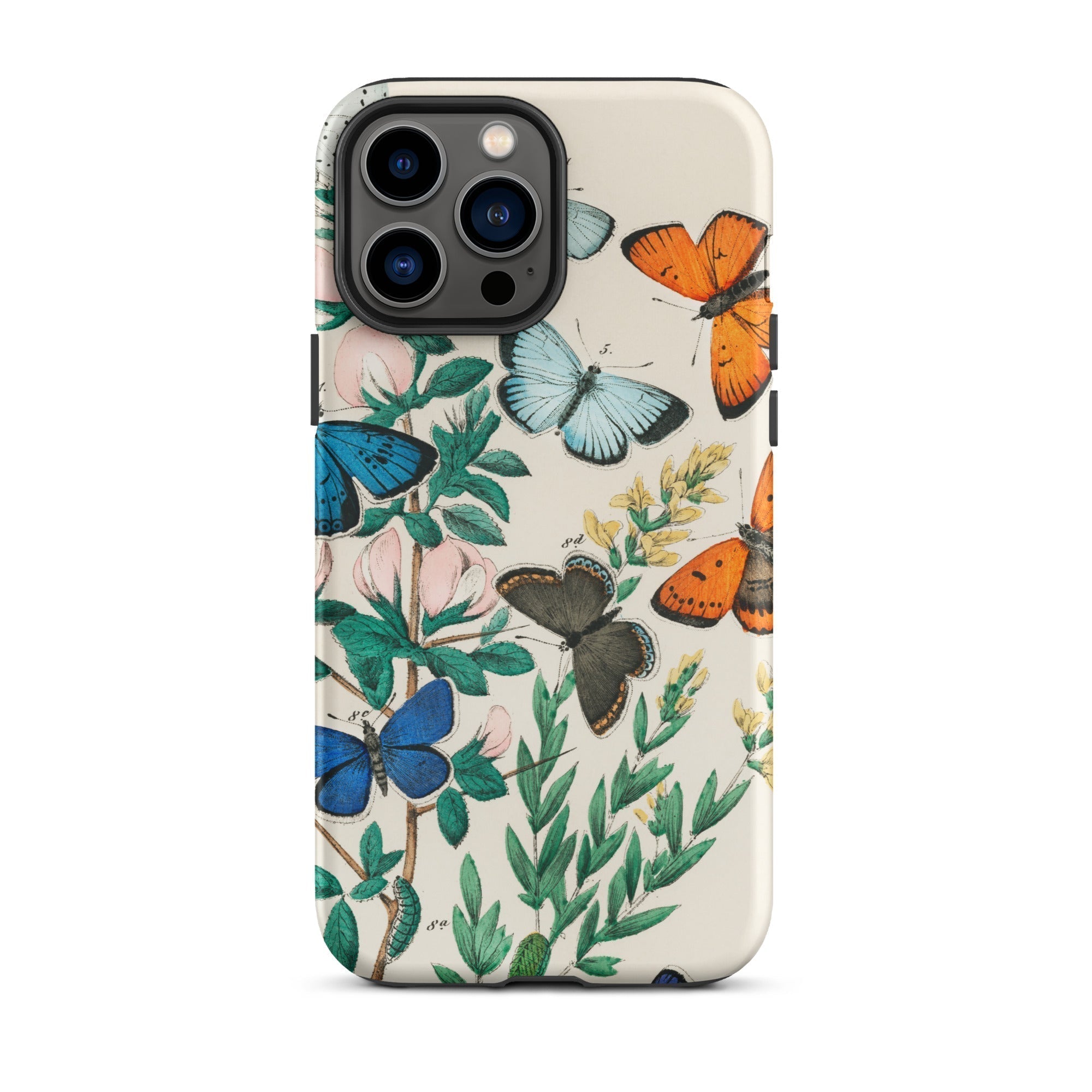 European Butterflies & Moths William Forsell Kirby Iphone Case, 13 Pro Max / Matte, Butterfly Patterned Phone Case