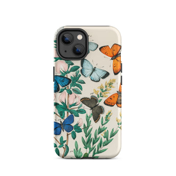 European Butterflies & Moths - William Forsell Kirby Iphone Case, 14 / Matte, Butterfly-themed Phone Case