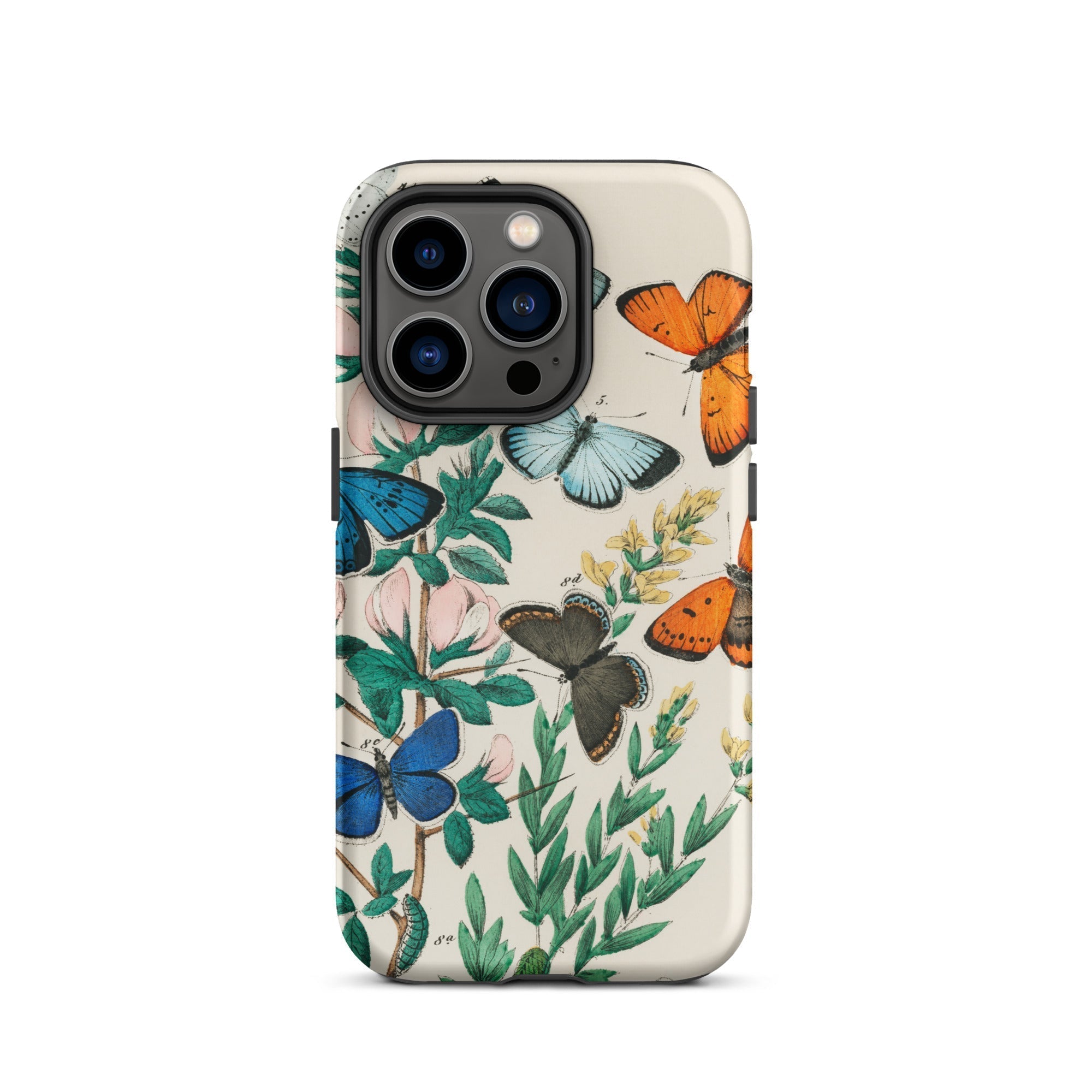 European Butterflies & Moths William Forsell Kirby Iphone Case, 14 Pro / Matte, Butterfly Patterned Phone Case