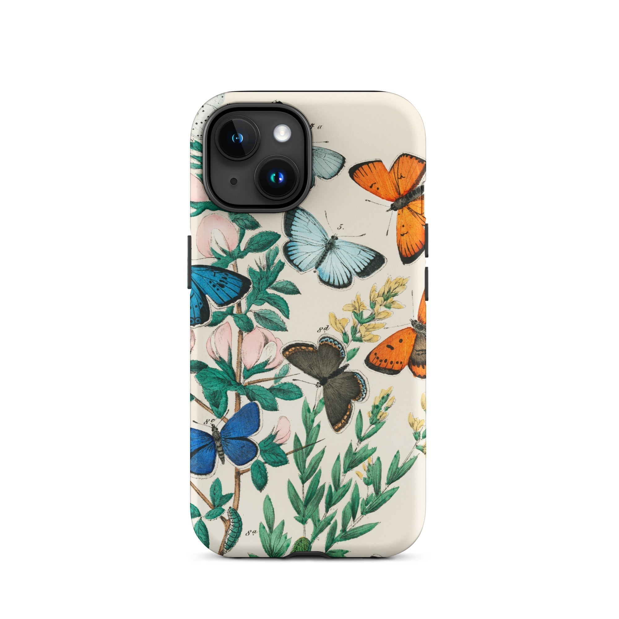 European Butterflies & Moths William Forsell Kirby Iphone Case, 15 / Matte, Butterfly Patterned Phone Case