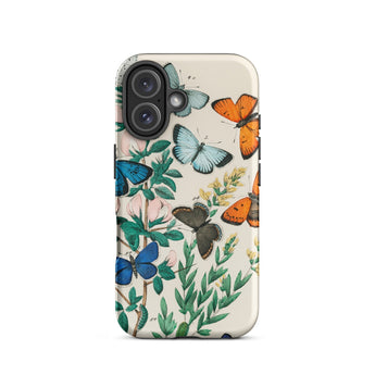 European Butterflies & Moths - William Forsell Kirby Iphone Case, 16 / Matte, Butterfly-patterned Phone Case