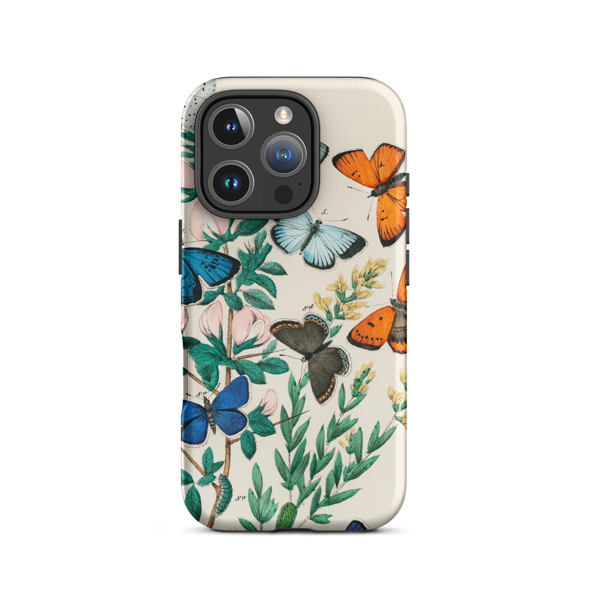 European Butterflies & Moths William Forsell Kirby Iphone Case, 16 Pro / Matte, Butterfly Patterned Phone Case