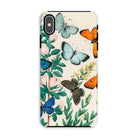 European Butterflies & Moths William Forsell Kirby Iphone Case, Xs Max / Matte, Phone Case Colorful Butterfly Floral Design