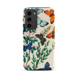 European Butterflies & Moths - William Forsell Kirby Samsung Case, Galaxy S23 Plus / Matte, Smartphone Case Adorned Vibrant Butterfly