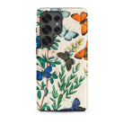 European Butterflies & Moths William Forsell Kirby Samsung Case, Galaxy S25 Ultra / Matte, Smartphone Case Vintage Style Botanical