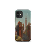 Evening Prayer Cairo - Jean-leon Gerome Iphone Case, 12 Mini / Matte, Phone Case Painting Middle Eastern Figures