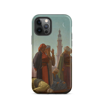 Evening Prayer Cairo - Jean-leon Gerome Iphone Case, 12 Pro / Matte, Phone Case Middle Eastern Painting