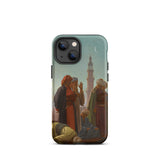 Evening Prayer Cairo - Jean-leon Gerome Iphone Case, 13 Mini / Matte, Phone Case Painting Middle Eastern Figures