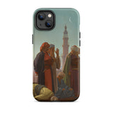 Evening Prayer Cairo - Jean-leon Gerome Iphone Case, 14 Plus / Matte, Phone Case Painting Middle Eastern Figures