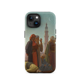 Evening Prayer Cairo - Jean-leon Gerome Iphone Case, 15 / Matte, Iphone Case Middle Eastern Painting