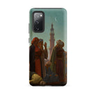 Evening Prayer Cairo Jean Leon Gerome Samsung Case, Galaxy S20 Fe / Matte, Dark Green Smartphone Case Classical Painting People