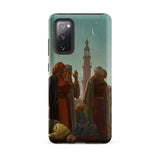 Evening Prayer Cairo - Jean-leon Gerome Samsung Case, Galaxy S20 Fe / Matte, Dark Green Smartphone Case Classical Painting People