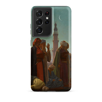 Evening Prayer Cairo - Jean-leon Gerome Samsung Case, Galaxy S21 Ultra / Matte, Smartphone Case Orientalist Painting