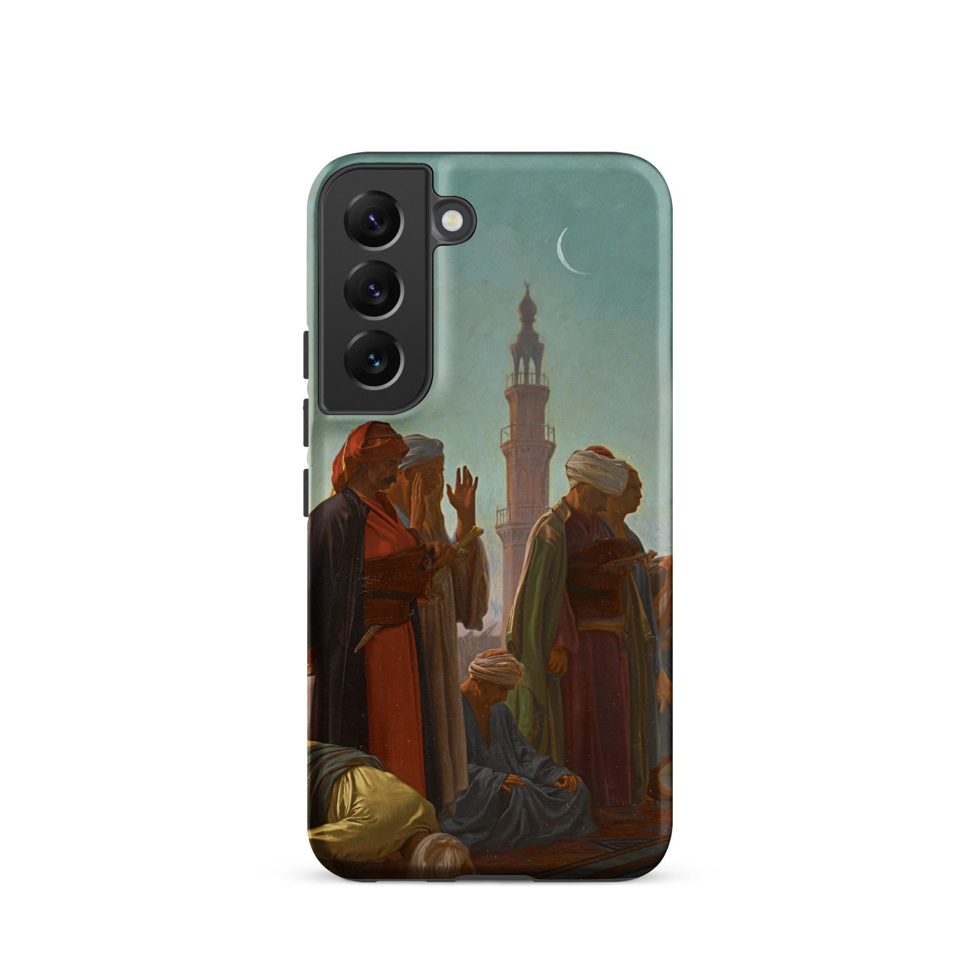 Evening Prayer Cairo Jean Leon Gerome Samsung Case, Galaxy S22 / Matte, Smartphone Case Classical Painting Figures Traditional Middle