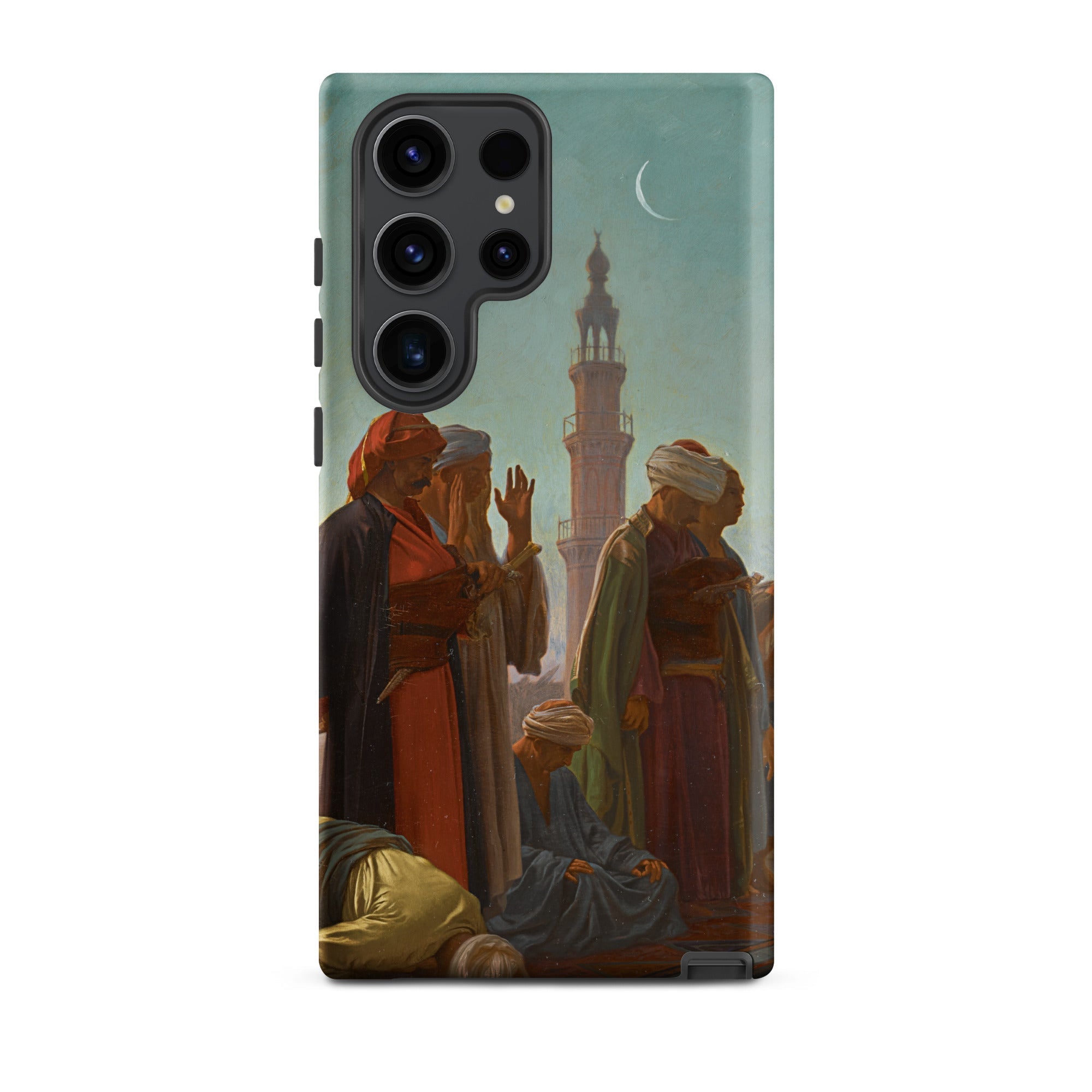 Evening Prayer Cairo Jean Leon Gerome Samsung Case, Galaxy S23 Ultra / Matte, Smartphone Case Orientalist Painting