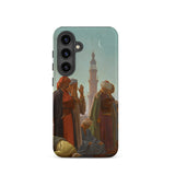 Evening Prayer Cairo - Jean-leon Gerome Samsung Case, Galaxy S24 / Matte, Phone Case Painted Scene People Traditional Attire Minaret