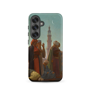 Evening Prayer Cairo - Jean-leon Gerome Samsung Case, Galaxy S25 / Matte, Smartphone Case Classical Painting People Traditional Middle