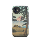 Evening at Tago Bay - Hasui Kawase Iphone Case, 11 / Matte, Iphone Case Japanese Ukiyo-e Style Landscape Mount