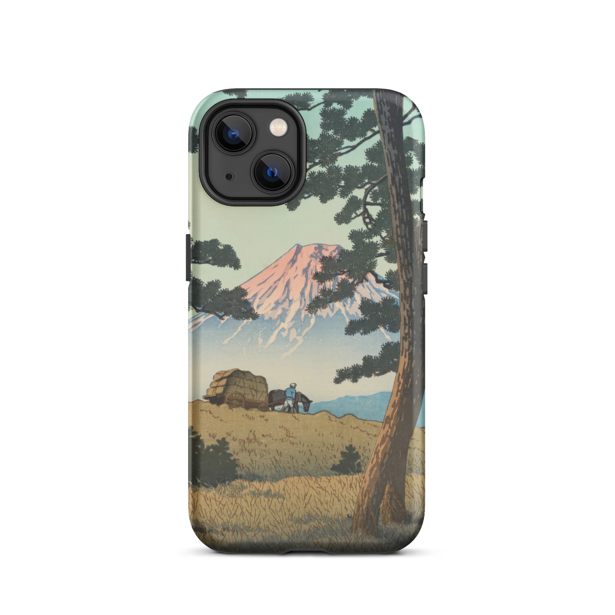 Evening at Tago Bay Hasui Kawase Iphone Case, 13 / Matte, Iphone Case Japanese Landscape Mount Fuji