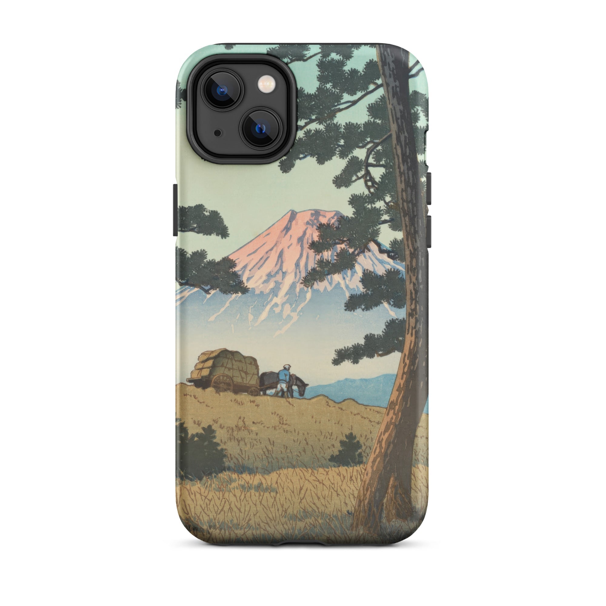 Evening at Tago Bay Hasui Kawase Iphone Case, 14 Plus / Matte, Iphone Case Scenic Japanese Landscape Painting