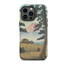 Evening at Tago Bay Hasui Kawase Iphone Case, 14 Pro Max / Matte, Smartphone Case Japanese Landscape Design
