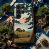 Evening at Tago Bay - Hasui Kawase Phone Case Phone Case Vintage-style Illustration Mount Fuji Pine Trees Rises, Hasui Kawase, Kawase Iphone