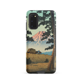 Evening at Tago Bay - Hasui Kawase Samsung Case, Galaxy S20 / Matte, Phone Case Japanese Landscape Print Mount Fuji Lone