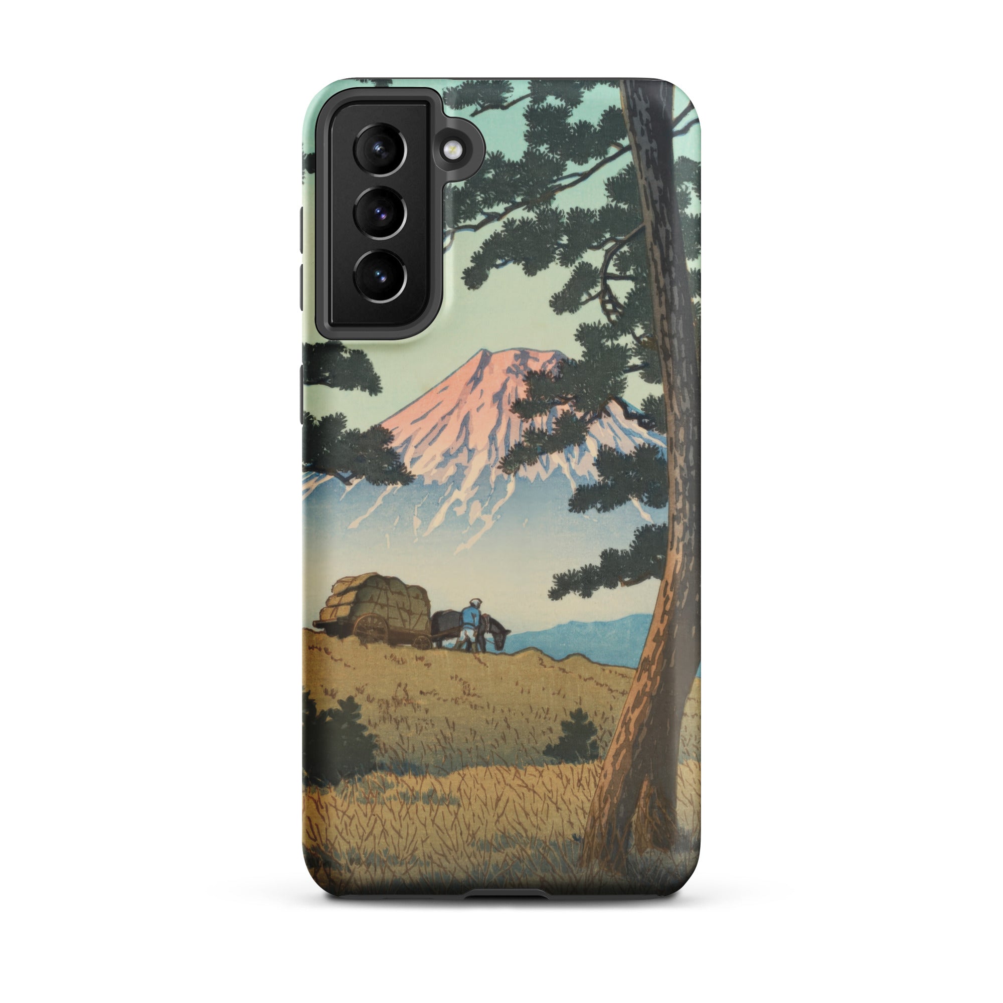 Evening at Tago Bay Hasui Kawase Samsung Case, Galaxy S21 Plus / Matte, Smartphone Nature Themed Protective Case