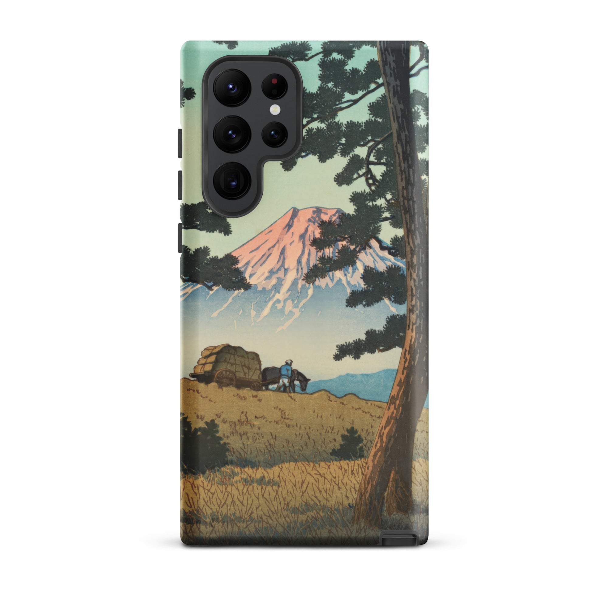 Evening at Tago Bay Hasui Kawase Samsung Case, Galaxy S22 Ultra / Matte, Smartphone Case Japanese Landscape Design