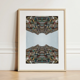 Every Deity - South Indian Temple Op Art Print / Canvas, 12x16’’ / 31x41cm / Natural Frame / Matboard, Posters Prints & Visual Artwork,